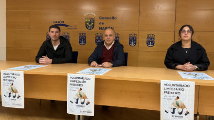 Presentación de la limpieza en el concello de Narón