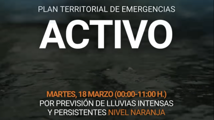 Se activa en Motril el Plan Territorial de Emergencias por fuertes lluvias