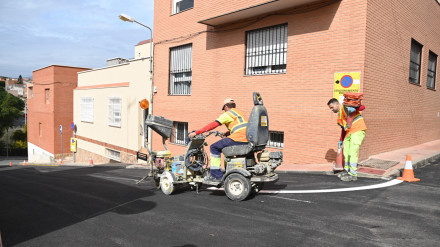 Obras asfaltado barrio Araceli