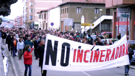 Ya en 2010 hubo una manifestación en Medina de Pomar (Burgos) en contra del proyecto de instalación de una incineradora