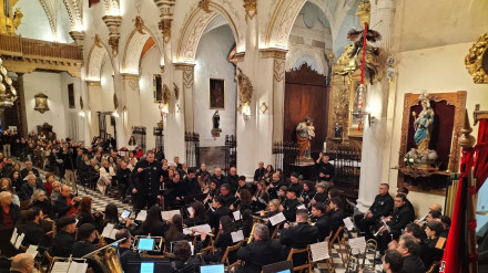 Parroquia de San Matías durante la celebración de un concierto del Ciclo de Cuaresma