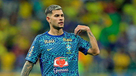 Bruno Guimarães, centrocampista de la selección brasileña