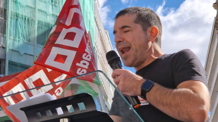 El secretario general de CCOO en Granada, Daniel Mesa