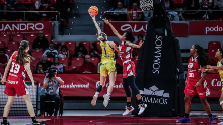 Partido de Liga entre Casademont y Spar Gran Canaria que se repetirá en Copa este viernes