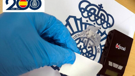 Instante de la comprobación del coca test