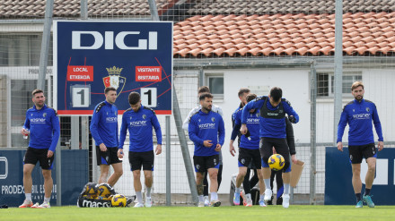Entrenamiento de Osasuna en Tajonar