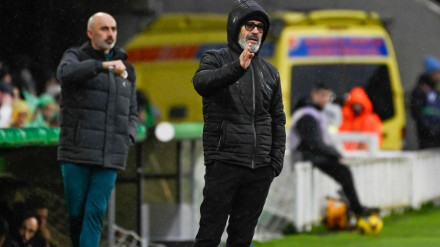 Álvaro Cervera, en el encuentro contra el Racing de Santander