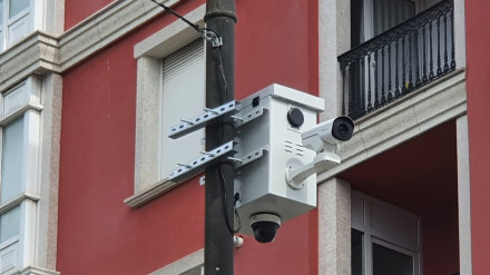Cámara de vigilancia en Ribadeo