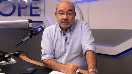 Ángel Expósito durante el videoblog