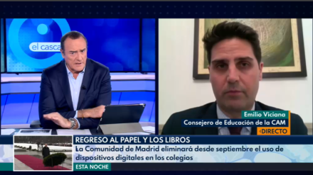 El consejero de Educación de la Comunidad de Madrid, Emilio Viciana