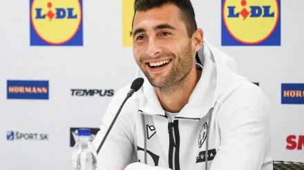 Greif en una imagen de archivo con Eslovaquia