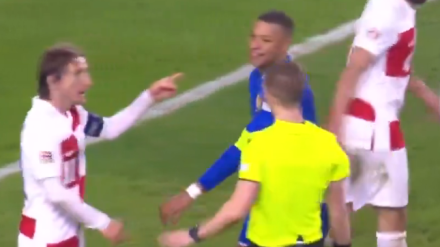 Modric se enzarza con Mbappé