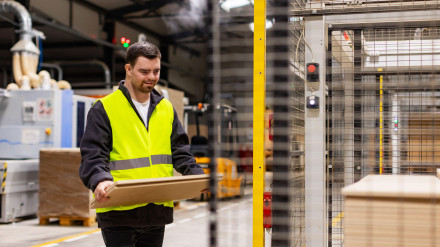 Trabajador con Síndrome de Down