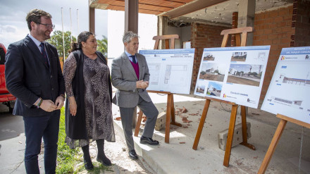 Diputación presenta el proyecto del parque de bomberos de Montoro