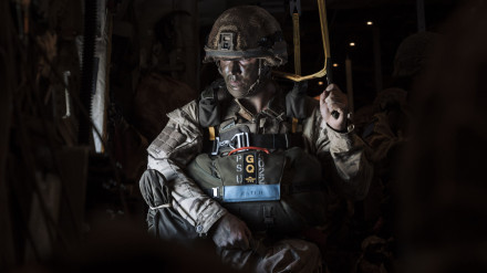 Soldado, durante la Guerra de Ucrania.