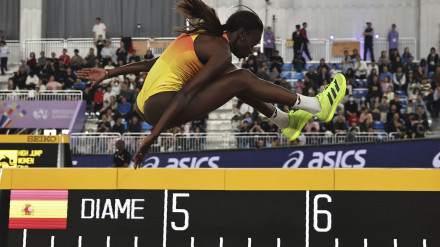 Fatima Diame se colgó el bronce con un salto de 6,72 metros.
