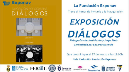 Cartel de la inauguración de la exposición