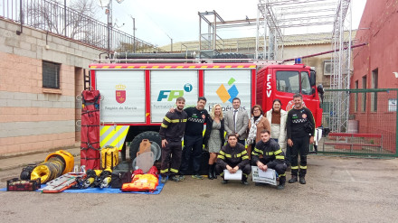 Camión de bomberos del CIFP Hespérides