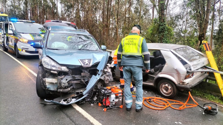 ACCIDENTE TRAFICO VILLAVICIOSA ASTURIAS