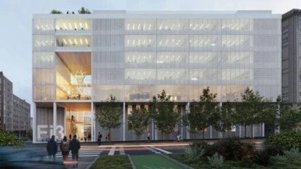 Recreación de como será el nuevo edificio a construir en Esteiro