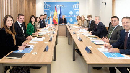 El Consello de la Xunta en su reunión de este lunes en Ferrol