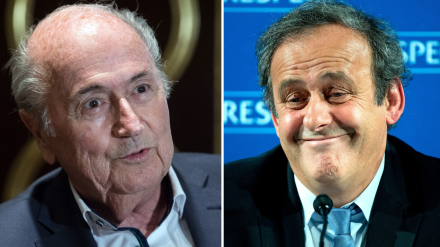 Joseph Blatter y Michel Platini