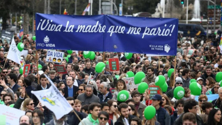 Manifestación Provida el pasado domingo en Madrid