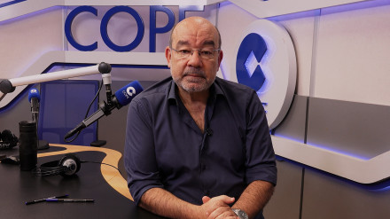 Ángel Expósito durante el videoblog