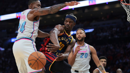 Butler, en el partido frente a los Warriors