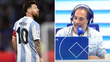 Leo Messi y David Sánchez