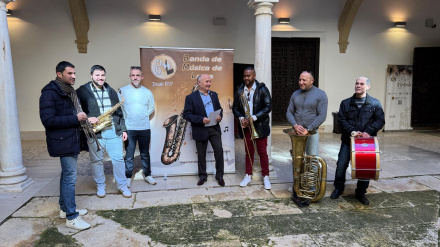 Presentación de la asociación Banda de Música de Lorca en el palacio de Guevara