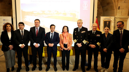 Robles ya estuvo hace casi un año en Ferrol con ocasión de este proyectoRaúl Lomba / Europa Press02/4/2024