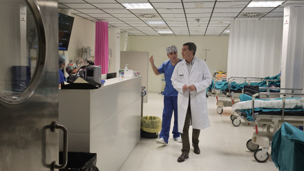 Marciano Gómez ha visitado el Hospital de Vinaròs