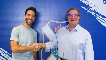 Carlos Ruiz, en su presentación como director de formación el CD Tenerife
