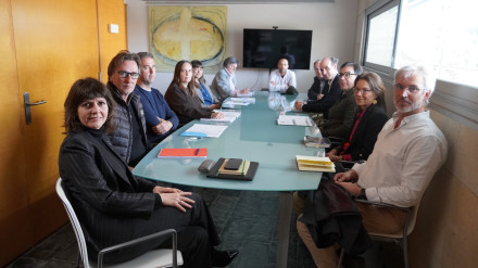 Núria Torrent, se ha reunido con los Registradores de la Propiedad