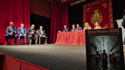 Un momento de la presentación de la revista 'Ecce Homo' este viernes en el Torrente Ballester