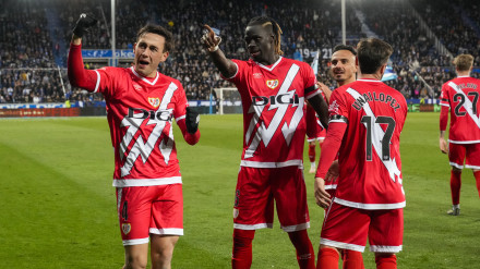 Gol de Pedro Díaz (Alavés, 0 - Rayo Vallecano, 2)