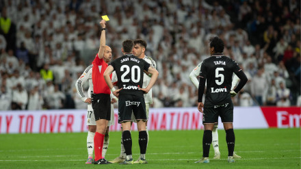 González Fuertes durante el Real Madrid-Leganés