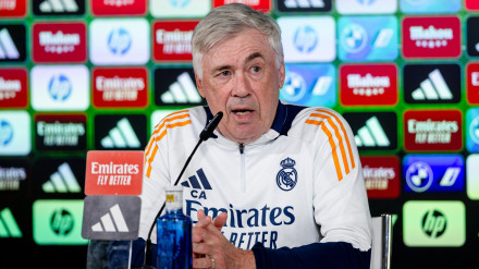 Carlo Ancelotti, en rueda de prensa