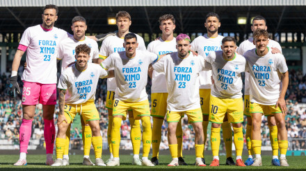 Once inicial del Deportivo en A Malata