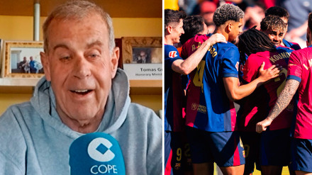 Tomás Guasch | El Barcelona celebra un gol frente al Girona