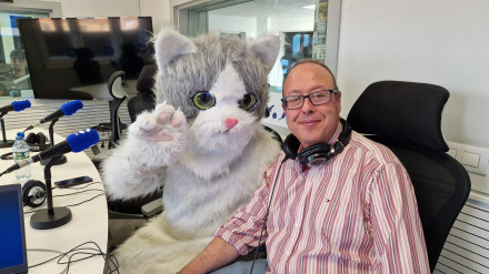 "Miaumorcito" en los estudios de COPE Tenerife