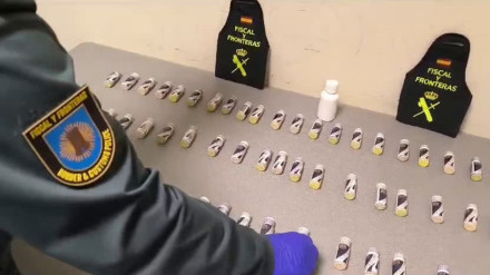 La Guardia Civil ha incautado en los últimos meses en el aeropuerto de Pamplona gran cantidad de productos prohibidos