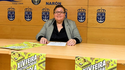 Mar Gómez durante la presentación de la Feria Multisectorial