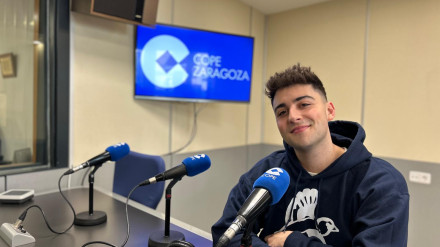 Juanjo Bona durante su entrevista en COPE Zaragoza.
