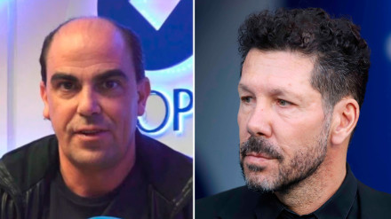 Juan Gato y Diego Simeone