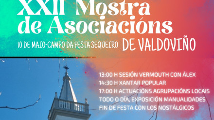Cartel de la muestra de asociaciones de Valdoviño