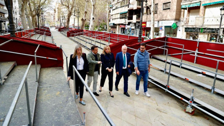 Las autoridades municipales visitan junto al presidente de la Federación la nueva Carrera Oficial
