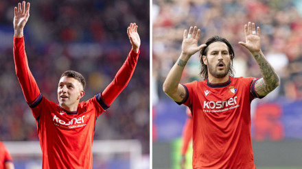 Abel Bretones y Juan Cruz compiten por el lateral izquierdo de Osasuna