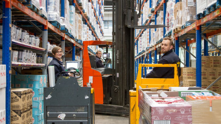 Personal de plataforma de Vegalsa Eroski